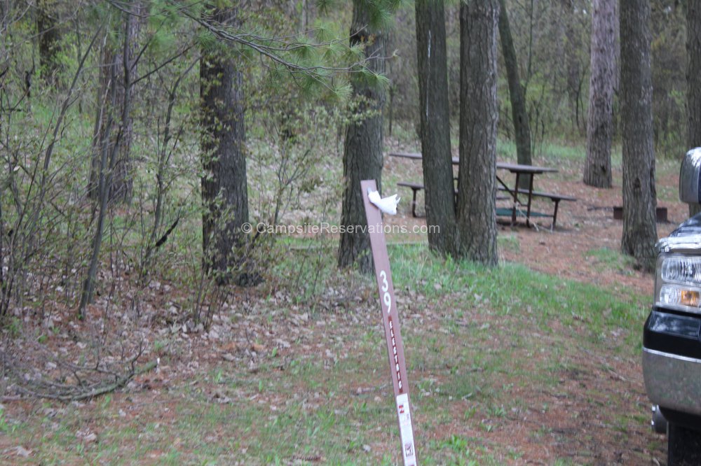 Campsite 039 in KohlerAndrae State Park Campground at KohlerAndrae